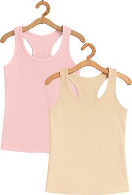 Rapid Garments Girl Tank Top/Vest(Pack of 2)