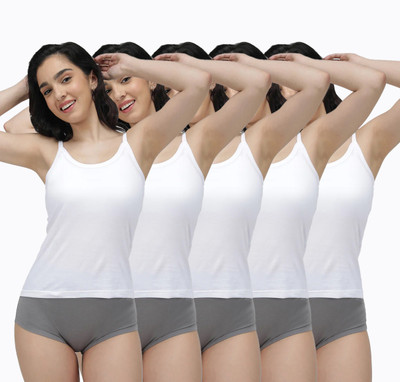 AMUL COMFY Women Camisole(Pack of 5)