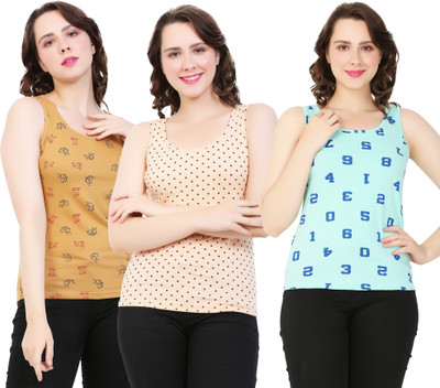 MYO Women Tank Top/Vest(Pack of 3)