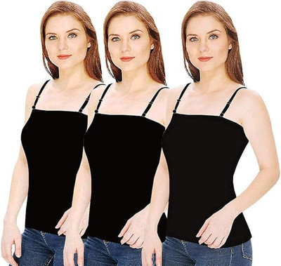 LX PRODUCTS Women Camisole(Pack of 3)