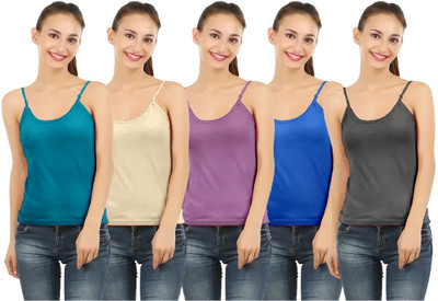 VAISHMA Women Camisole(Pack of 5)