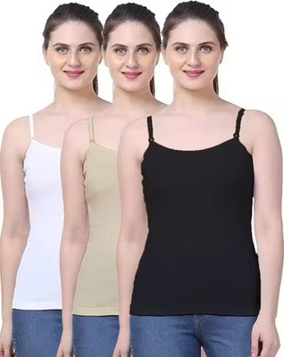 Zenvehdhi Women Camisole(Pack of 3)