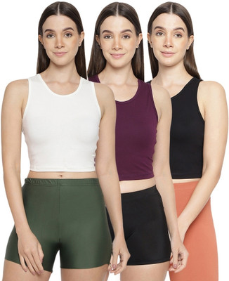 La Intimo Women Tank Top/Vest(Pack of 3)