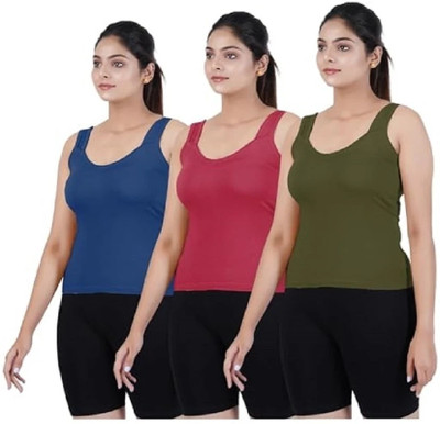 re active Women Camisole(Pack of 3)