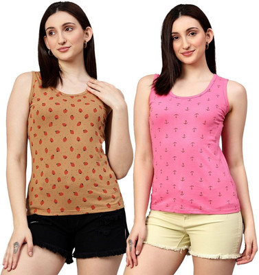 UNFLD Casual Printed Women Multicolor Top