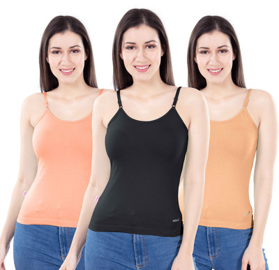 Digsel Cool Cotton Women Camisole(Pack of 3)