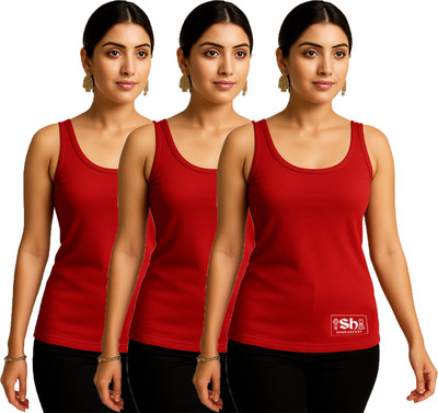 Shyam Hosiery Women Camisole(Pack of 3)