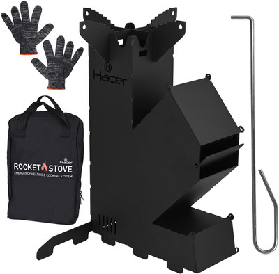 Hacer Solid Fuel Camp Stove(Foldable Stainless Steel)