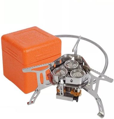 Jexix Gas Camp Stove(Foldable Aluminium Alloy, Brass, Stainless Steel)