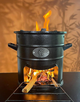 EARTHFIT Solid Fuel Camp Stove(Steel, Stainless Steel, Cast Iron)