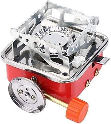 PARAMDHYEY Portable Picnic Camping Stove Folding Furnace Outdoor Cooking Gas Backpacking Stainless Steel Manual Butane Gas Stove(1 Burners)