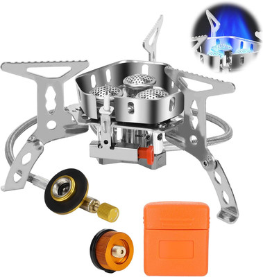 Jexix Gas Camp Stove(Foldable Aluminium Alloy, Brass, Stainless Steel)