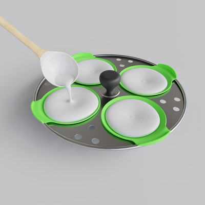 ADMONITION Silicone Chocolate Mould 1 Cavity Idli Moulds(Pack of 8)