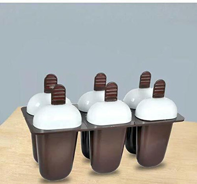 TruClick 500 ml Manual Ice Cream Maker(Brown, White)