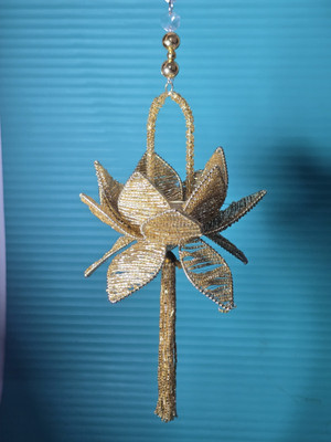 AS ATTRI Iron Tealight Holder(Gold, Pack of 1)