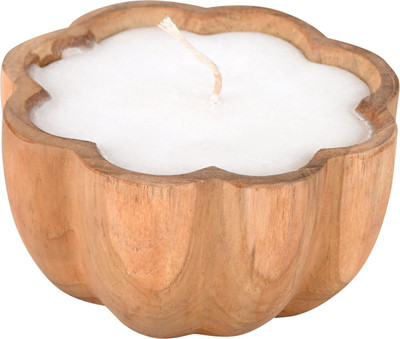 Bagus Recycled Wood Tea Light Candle Holder (Saras) - Aesthetic Candle Holders Wooden 1 - Cup Candle Holder(Brown, Pack of 1)