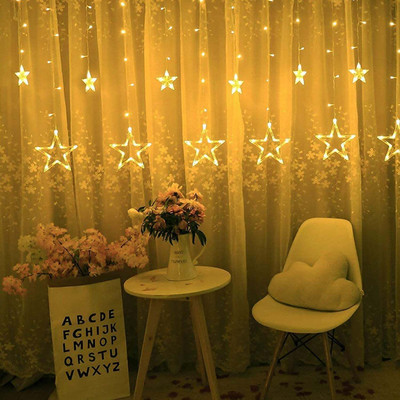 Techpunch 12 LEDs 3 m Yellow Flickering Star Rice Lights(Pack of 1)