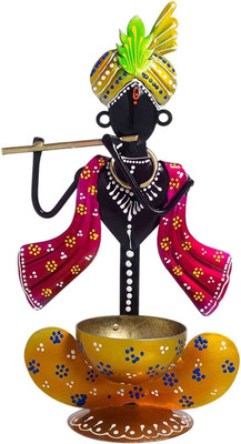 decocraft Lord Krishna Tealight Candle Holder Decorative Showpiece for Home Iron Tealight Holder deal from flipkart decocraft Lord Krishna Tealight Candle Holder Decorative Showpiece for Home Iron Tealight Holder deal from flipkart