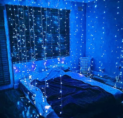 Vespa 180 LEDs 21 m Blue Flickering Strip Rice Lights(Pack of 1)