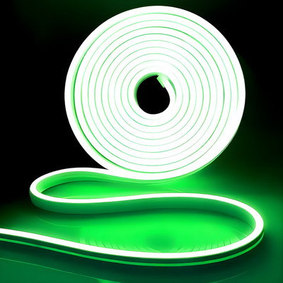 TECHGEAR 600 LEDs 5 m Green Steady String Rice Lights(Pack of 1)