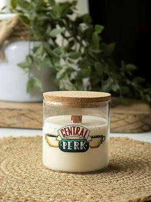 The Umbrella Store Central perk Scented Candle, Friends Themed Scented Candle, Friends Candle(White, Pack of 1)