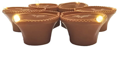 The Vanira Nest Pack of 2 Pcs 2.5 x 2.5 Inch Each PREMIUM Highly Fragranced Jasmine Wax Bubble C Candle(Multicolor, Pack of 6)