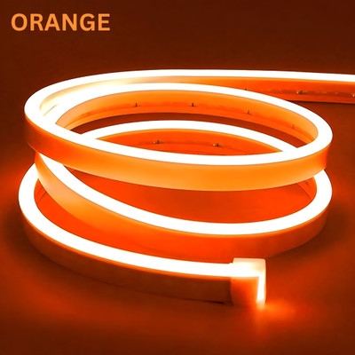 ATULUX 600 LEDs 5 m Orange Steady String Rice Lights(Pack of 1)