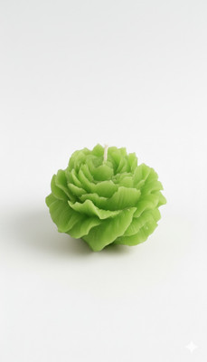 Moonaac BLUSHY GREEN Candle(Green, Pack of 1)