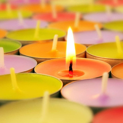 ADCOM Bliss Jasmine Scented Hand-poured Floating Tealight Candle(Multicolor, Pack of 16)