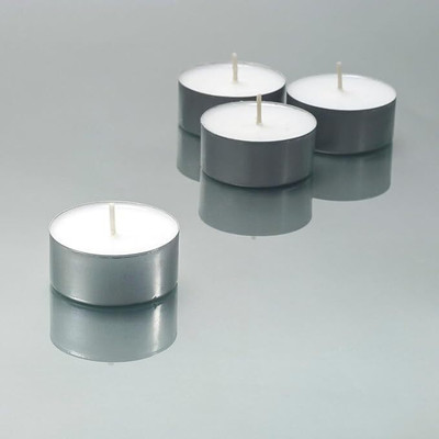 Isha Treendzs Wax Tealight Candles Burning Time 1.2 hours Pack of 50 Pcs Unscented Candle(White, Pack of 50)