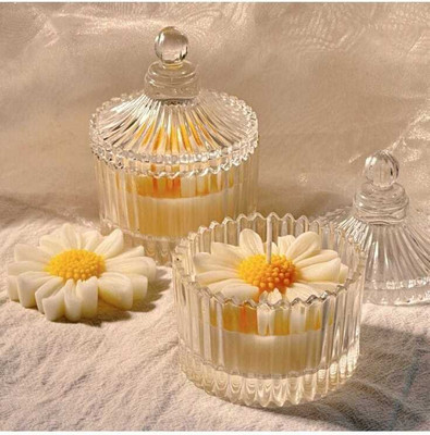 blessed and shine Jar candle Candle(Multicolor, Pack of 1)