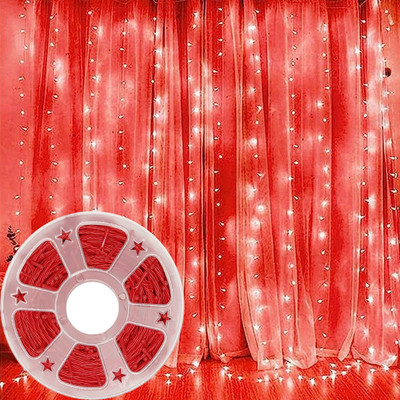 Vespa 325 LEDs 39 m Red Steady Strip Rice Lights(Pack of 1)