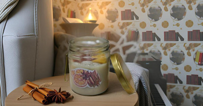 pleasing forest Brown_Rose Candle(Brown, Pack of 1)