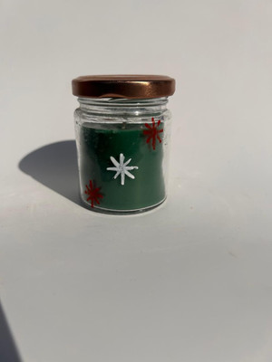 pleasing forest Green_Rose Candle(Green, Pack of 1)