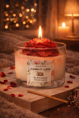 CandlitLand Rose Floral Jar Scented Candle Offers & Cashback