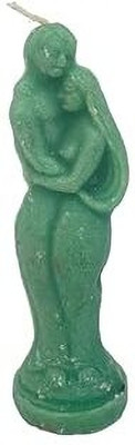 Hecate Wizard Mall Couple Candle | Healing & Relaxation Magic Candle Candle(Green, Pack of 1)