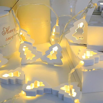TECHGEAR 14 LEDs 3 m Yellow, White Flickering Christmas Tree Rice Lights(Pack of 1)