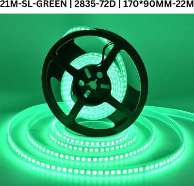 TECHGEAR 1680 LEDs 21 m Green Steady Bulb Rice Lights(Pack of 1)