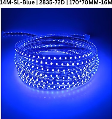 TECHGEAR 1120 LEDs 14 m Blue Steady Bulb Rice Lights(Pack of 1)