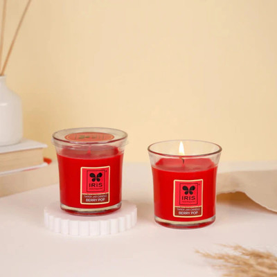 pleasing forest AN_(A_473)_Votive_Red_Pack Of -2 Candle(Red, Pack of 2)