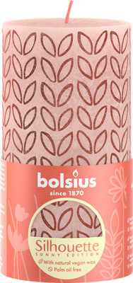 Bolsius Pillar c. 130/68 Rust MPK+PRT Candle(Pink, Pack of 1)