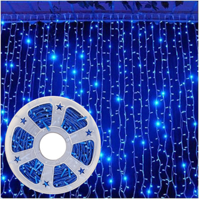 FITUP 325 LEDs 39 m Blue Steady Strip Rice Lights(Pack of 1)