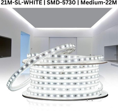 TECHGEAR 1680 LEDs 21 m White Steady Bulb Rice Lights(Pack of 1)
