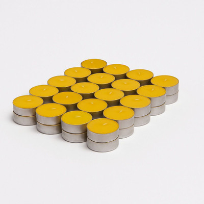 Casahug 50Pcs Yellow Candle (Yellow, Pack of 50) Candle(Multicolor, Pack of 50)