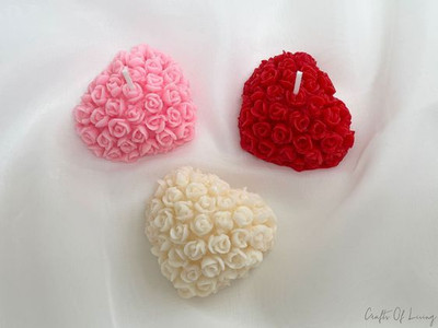 SCOOPOFCANDLE Decorative Candles | Handcrafted Designer Wax Candle(Multicolor, Pack of 6)