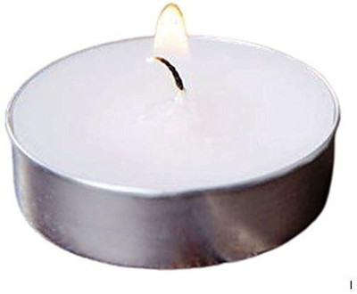 eryyx Eryyx_White Wax Tea Light Candle/Light/Diya/Festival Decoration Pkt 0f 50_TU5 Candle(White, Pack of 50)