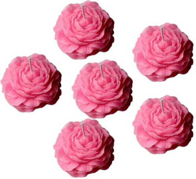 PME scented candle Candle(Pink, Pack of 6)