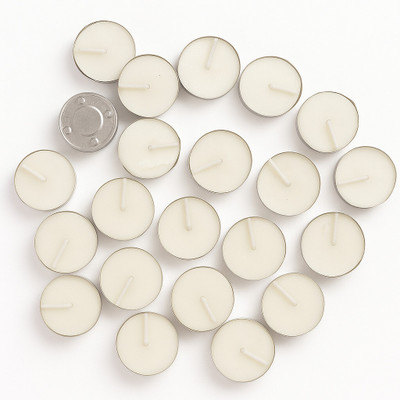 CHIKLIT ENTERPRISE tea-light candles for diwali,christmas and other occasions Candle(White, Pack of 100)