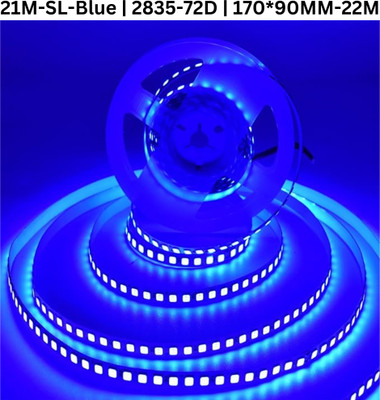 TECHGEAR 1680 LEDs 21 m Blue Steady Bulb Rice Lights(Pack of 1)