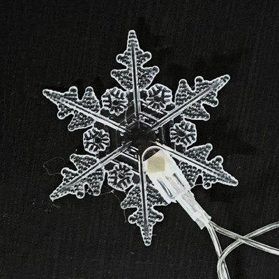 Budwill 14 LEDs 7 m Yellow Steady, Flickering Snow Flake Rice Lights(Pack of 1)